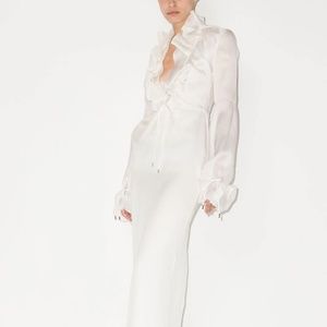 TOM FORD White Silk Gown